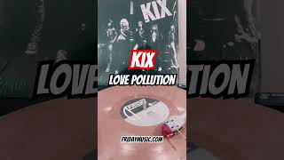 KIX Love Pollution Gold Vinyl #fridaymusic #kix #metal #glammetal #rock #newmusic #hardrock #