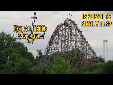 Video review of Excalibur by Canobie Coaster