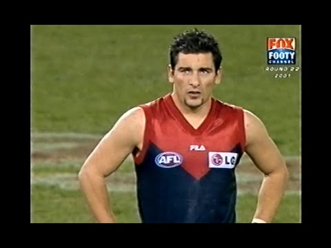 Adem Yze - Melbourne - 4 goals v Western Bulldogs - 2001 Round 22 - Docklands - AFL