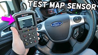 HOW TO TEST MAP SENSOR FORD C-MAX FUSION MONDEO LINCOLN MKZ