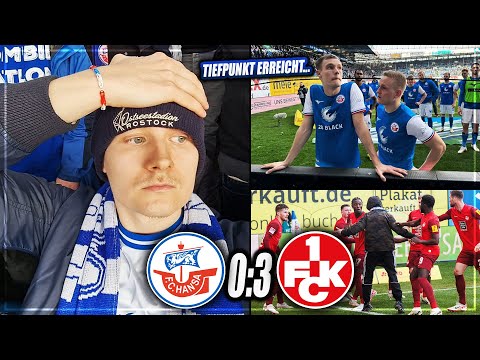 TOTALER TIEFPUNKT IM ABSTIEGSKAMPF... Hansa Rostock - Kaiserslautern Stadion Vlog | Flitzer & Chaos