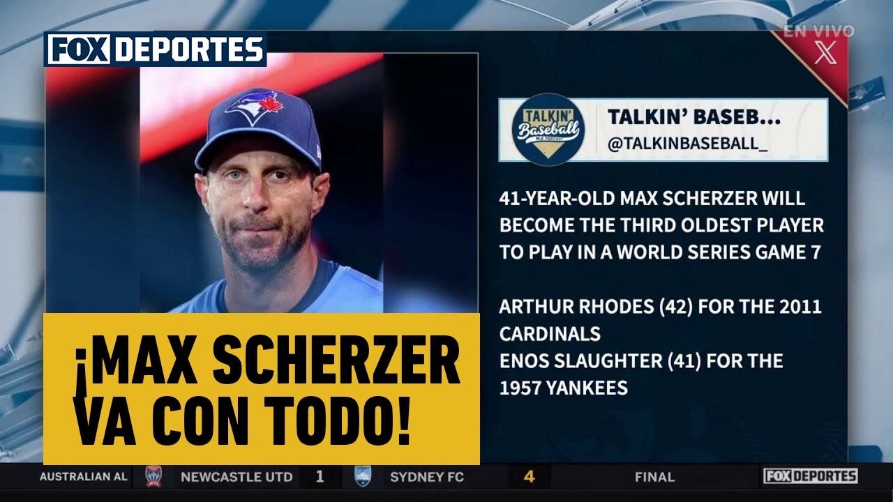 😎 ¡MAX SCHERZER VA CON TODO! Entre Dodgers y Blue Jays | Serie Mundial 2025