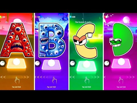 Monster Alphabet Lore - A 🆚 B 🆚 Alphabet Lore - C 🆚 D. 🎶 Who Is Best?🎵 Tell We? 😍