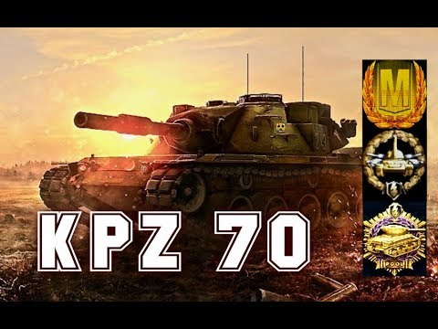 KpfPz 70 #3 world of tank blitz Feat EC665TIGER Aced gameplay 6000 DMG 6kills
