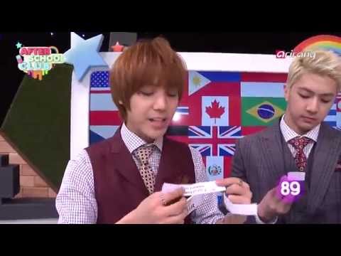 After School Club Ep55SB Say my name in 100 seconds with MBLAQ!!!!