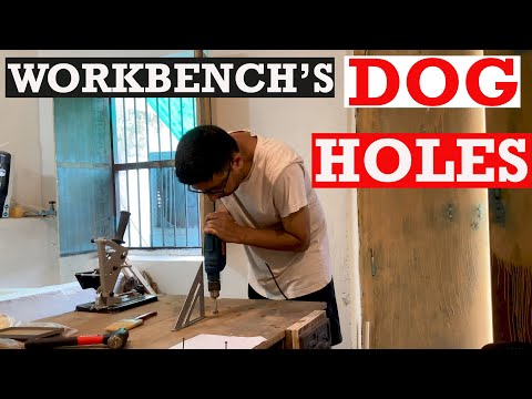 How to dig Dog Holes in a Carpenter’s Work bench