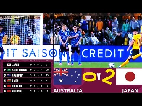 #AsianQualifiers - 2nd half Match - Group B | Japan vs Australia | Socceroos v Japan #ozvid