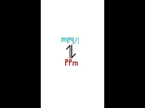 ppm = meq/l video thumbnail