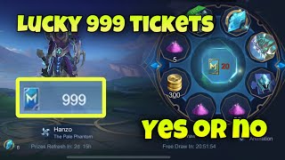 ‼️999 TICKETS TO SPIN EVENT LUCKY SPIN | MOBILE LEGENDS