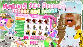 🦀 :: MAKING 20+ MEGAS and NEONS in ADOPT ME !! / Flxwrly 🔆🏝️