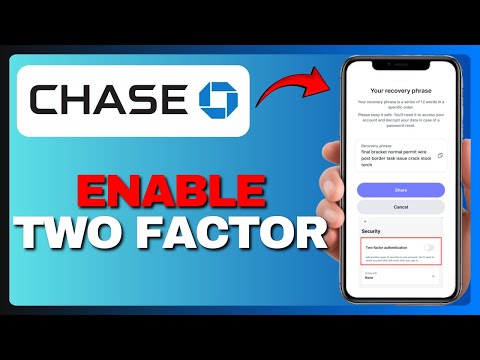 HOW TO ENABLE TWO-FACTOR AUTHENTICATION IN CHASE 2025!