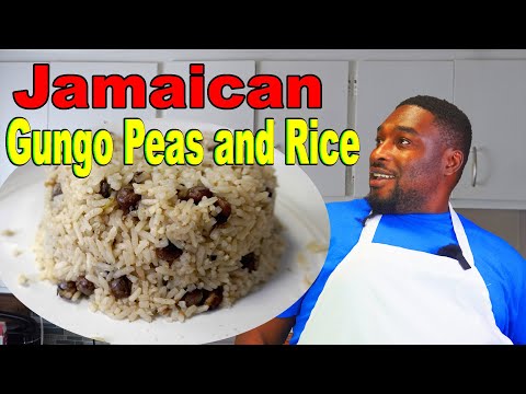 How To Make Jamaican Gungo Peas and Rice full Recipe