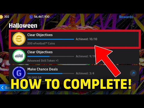 How to complete 10/10 Objectives in Halloween Campaign in eFootball 2026 | How to get 300 Free Coins