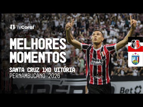 TV Coral - Melhores momentos - Santa Cruz 1x0 Vitória - PE 2026
