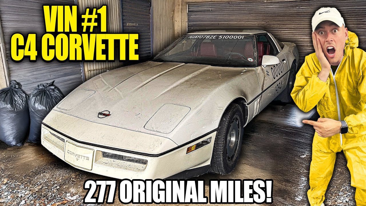 VIN #1: C4 Corvette With 277 Original Miles! | First Wash in 30 Years! | Satisfying Restoration