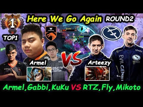 Here We Go Again TNC.Armel [Slark] Top1 mmr vs EG.Arteezy [Bloodseeker] Round 2 Dota 2 pro Gameplay