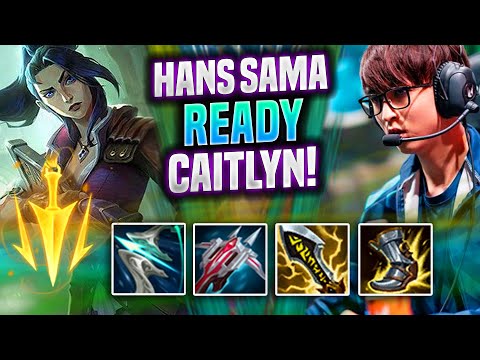 HANS SAMA IS READY TO PLAY CAITLYN WITH NEW LETHAL TEMPO! - Hans Sama Plays Caitlyn ADC vs Lucian