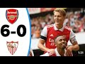 Arsenal v Sevilla 6 - 0 HD Extended Highlights & Goals (30/7/22)