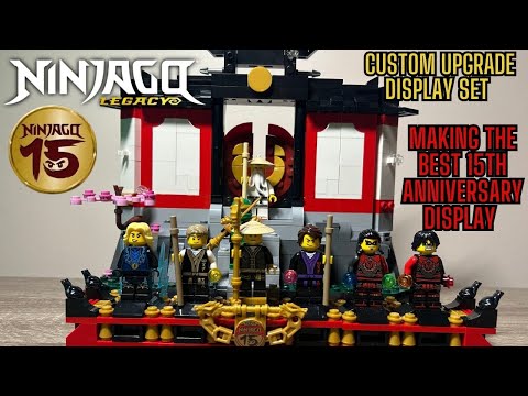 Ninjago Legacy Custom Upgrade Display Set | Making The Best 15th Anniversary Display | Part 1???