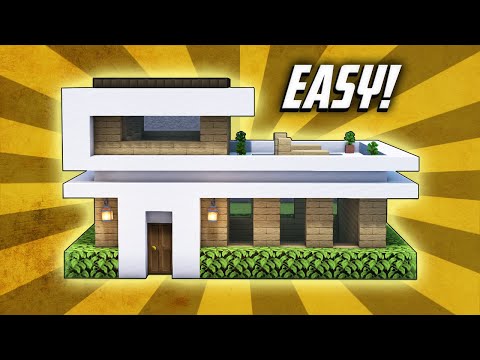 Minecraft: How To Build A Small Modern House Tutorial (#33)