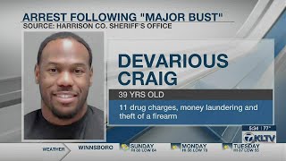 Longview man arrested after ‘major bust’ with narcotics, weapons, cash