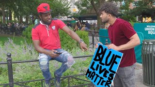 BLACK Lives Matter VS COPS Lives Matter Experiment