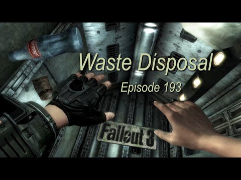 Waste Disposal FALLOUT 3 ep193 (Mothership Zeta DLC, trash compactor, Sally) PC