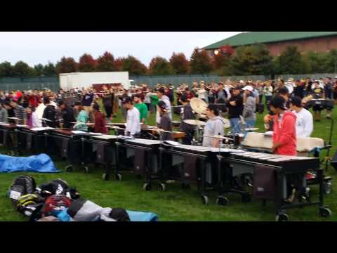 UMASS Marching Band Practice 1