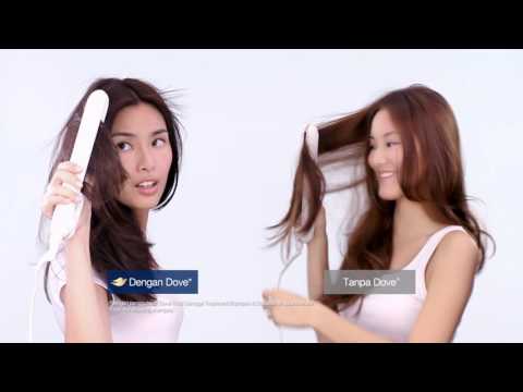 Uji kerusakan hair styling dengan Dove Total Damage Treatment!