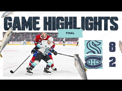 Seattle Kraken at Montreal Canadiens | 10/29 Game Highlights
