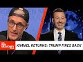 Jimmy Kimmel returns to ABC and Trump has a meltdown