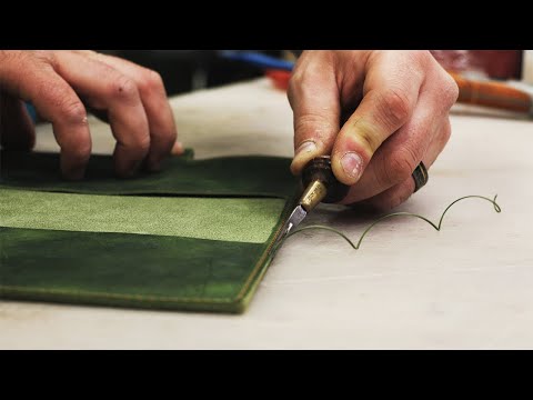 The Art of Making a Leather LEUCHTTURM A5 Notebook Cover