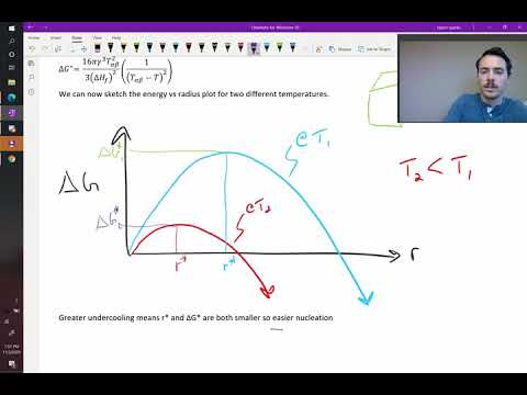 Critical nuclei size and activation energy for homogeneous nucleation