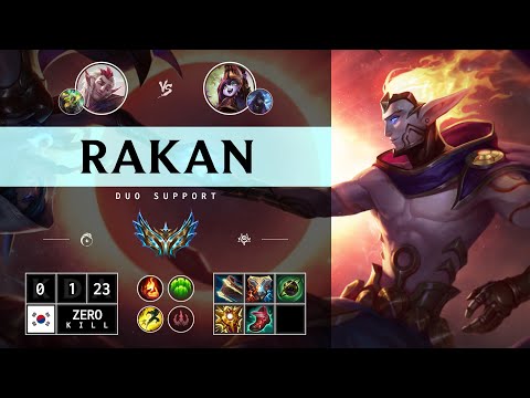 Rakan Support vs Lulu - KR Challenger Patch 14.14