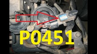 OBD Code p0451 Guide to Repair