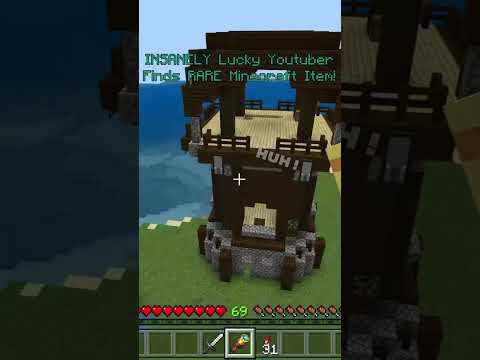 Supervk1 - This Youtuber Found The Rarest Minecraft Item! 🤯😲