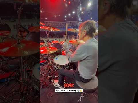 Thumbnail for AC/DC's Phil Rudd warms up for the Christchurch concert – Full Metal Orchestra ready! ⚡🥁 #ACDC by Phil Rudd