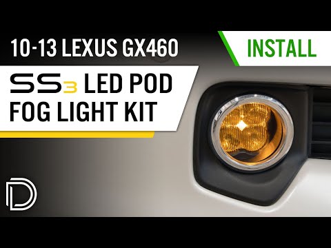 How to Install 10-13 Lexus GX460 SS3 Fog Light Kit | Diode Dynamics