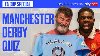 Roy Keane &amp; Gary Neville vs Micah Richards &amp; Jill Scott! Manchester Derby Quiz | FA Cup Special 1