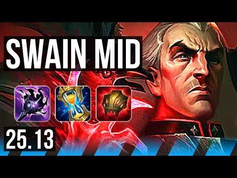 SWAIN vs SYNDRA (MID) | Godlike | EUNE Grandmaster | 25.13