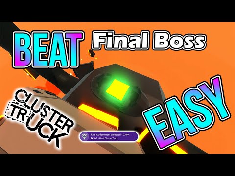 How to Beat Clustertruck Final Boss EASIEST WAY w/ Glitch Skip & NO ABILITIES