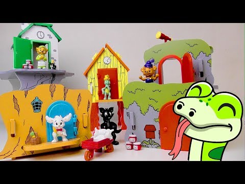 Bamse och hans vänner flyttar in - Lek och lär på Svenska