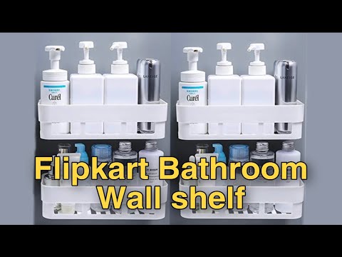 Plastic bathroom shelves