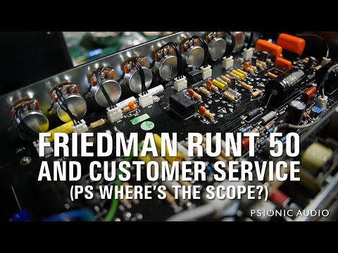 Friedman Runt 50 and Customer Service (PS Where's the Scope?)