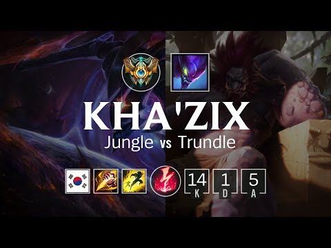 Kha'Zix Jungle vs Trundle - KR Challenger Patch 8.9