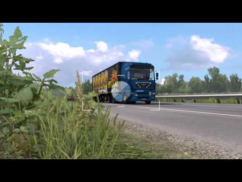 ETS2 MAN TGA 480 Montpellier - Clermont-Ferrand