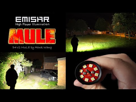 EMISAR D4V2 MULE - World's Brightest 18650 EDC flashlight