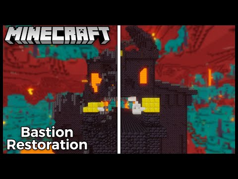 RESTORING And UPGRADING A Bastion Remnant! - Minecraft Java Edition 1.16