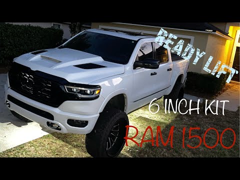 6 Inch Ready-lift RAM 1500 Limited 24x14 wide Tuff wheels