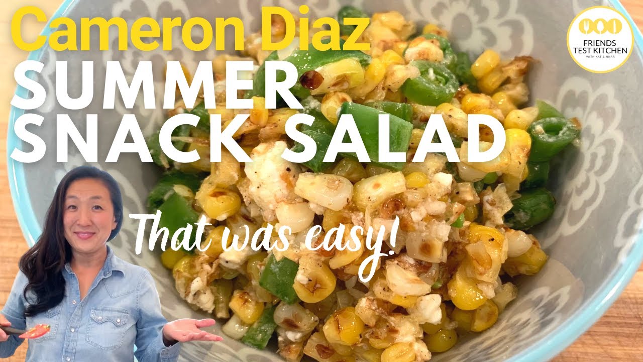 Celebrity Recipe - Cameron Diaz's Summer Snack Salad, is it as fun as she says?